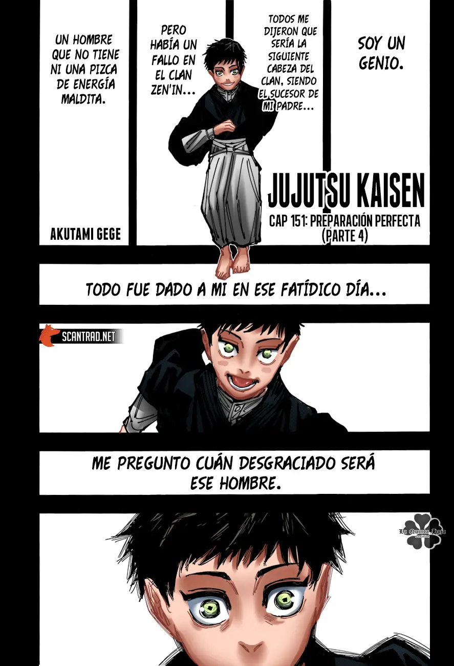 Jujutsu kaisen (2018) - Capítulo 151 - Página 1 - LectorTMOo