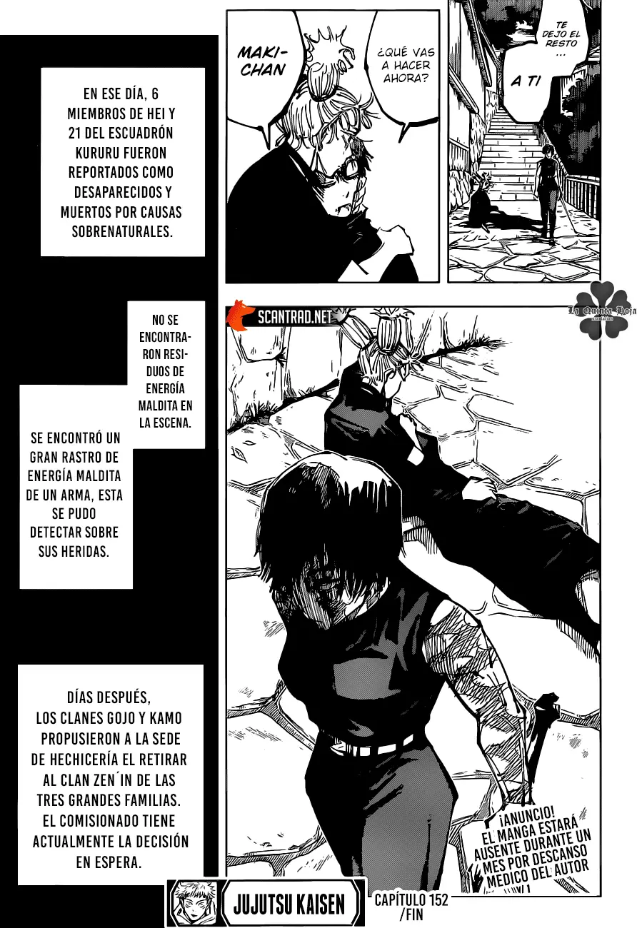 Jujutsu kaisen (2018) - Capítulo 152 - Página 9 - LectorTMOo