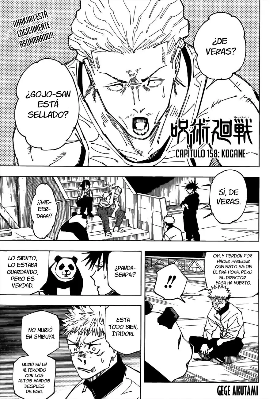 Jujutsu kaisen (2018) - Capítulo 158 - Página 3 - LectorTMOo