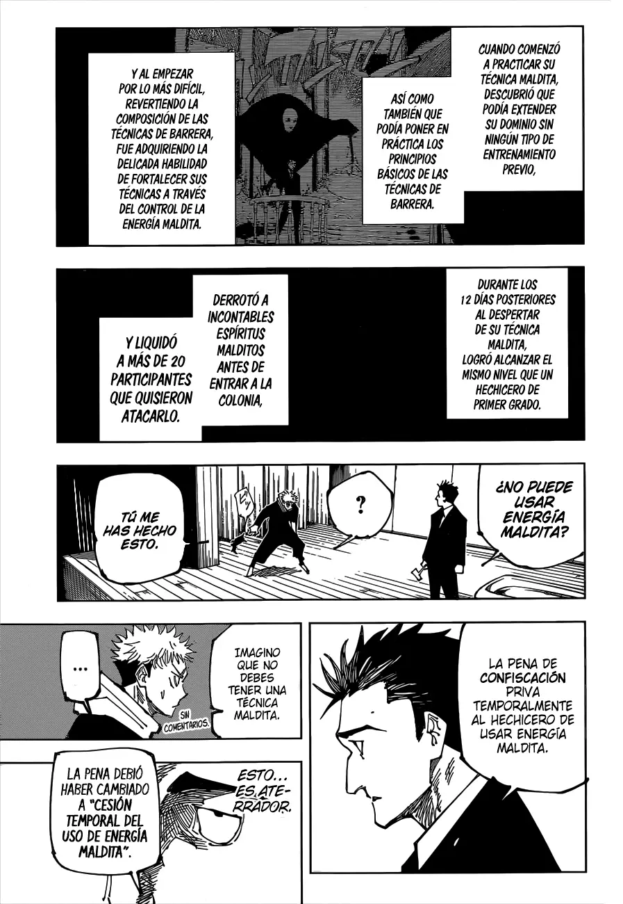 Jujutsu kaisen (2018) - Capítulo 165 - Página 5 - LectorTMOo