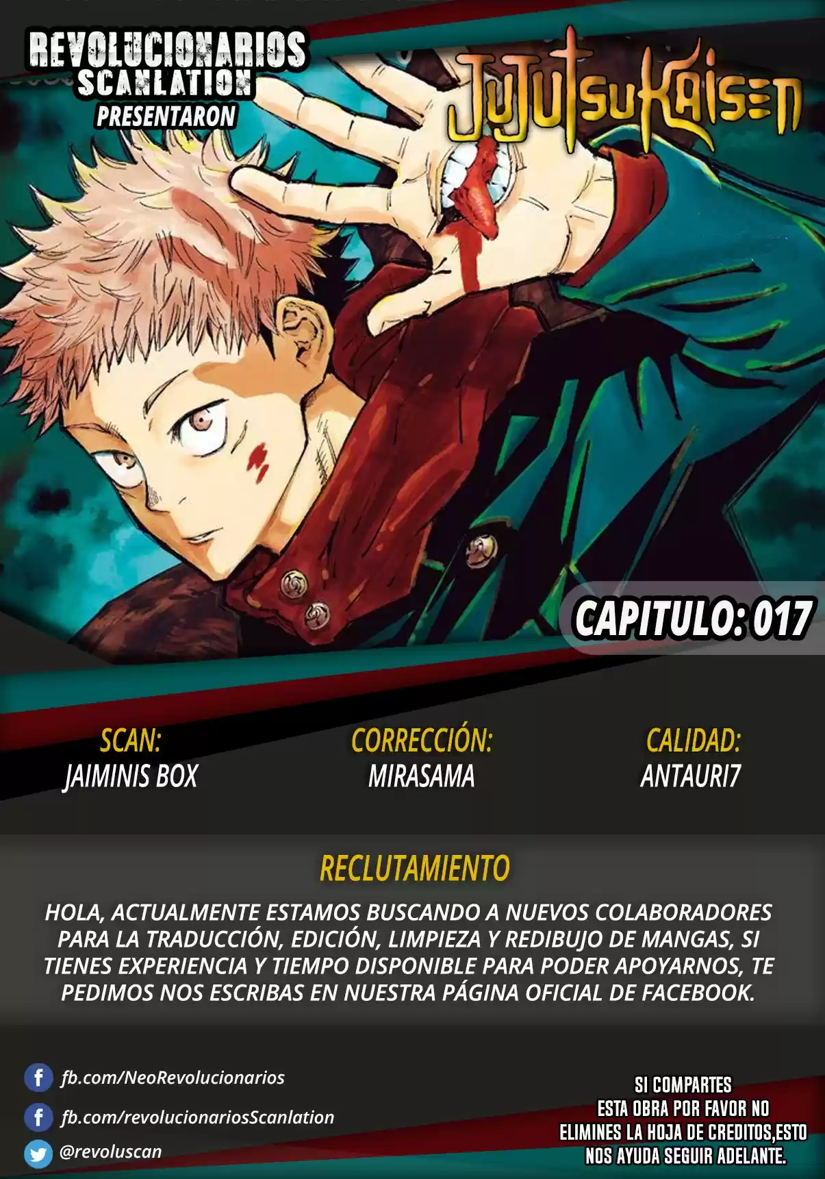 Jujutsu kaisen (2018) - Capítulo 17 - Página 21 - LectorTMOo