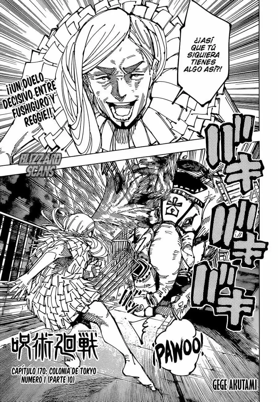 Jujutsu kaisen (2018) - Capítulo 170 - Página 1 - LectorTMOo
