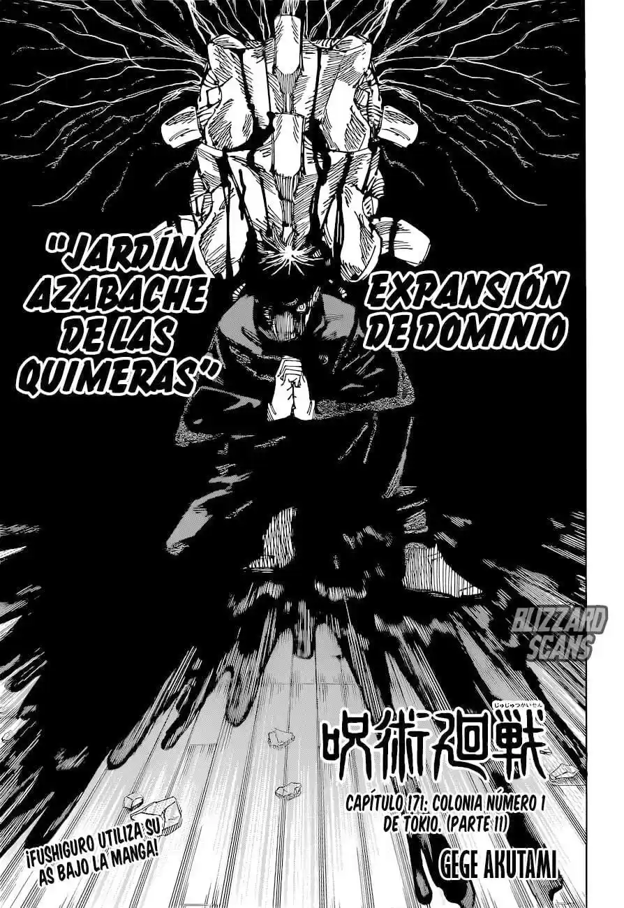 Jujutsu kaisen (2018) - Capítulo 171 - Página 1 - LectorTMOo