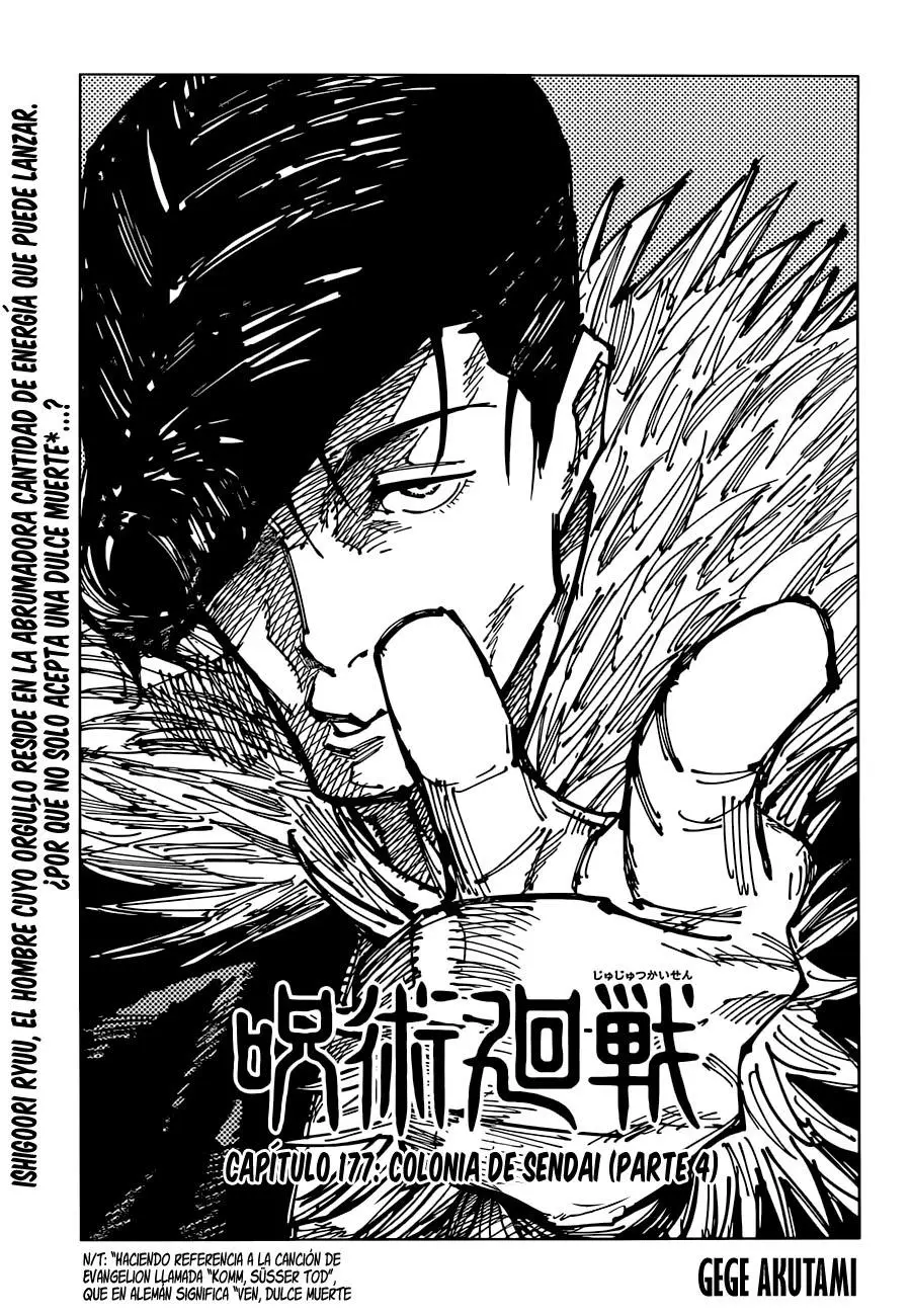 Jujutsu kaisen (2018) - Capítulo 177 - Página 2 - LectorTMOo