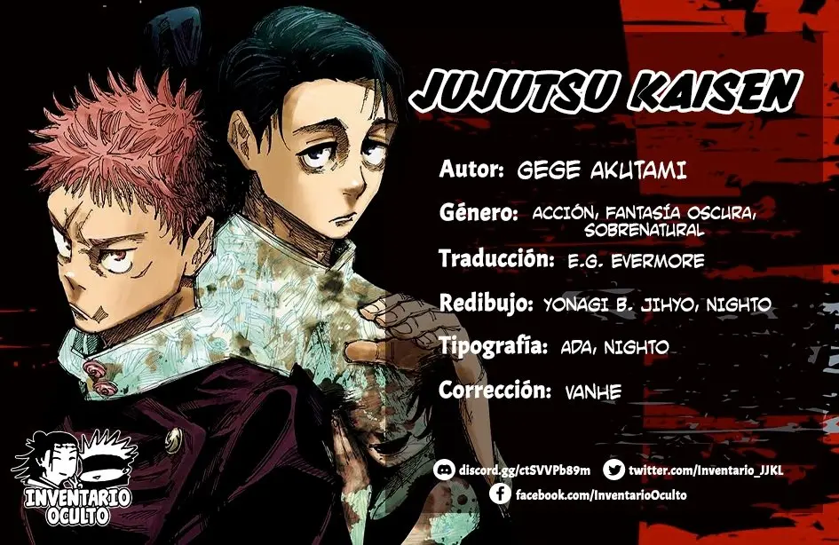 Jujutsu kaisen (2018) - Capítulo 185 - Página 1 - LectorTMOo