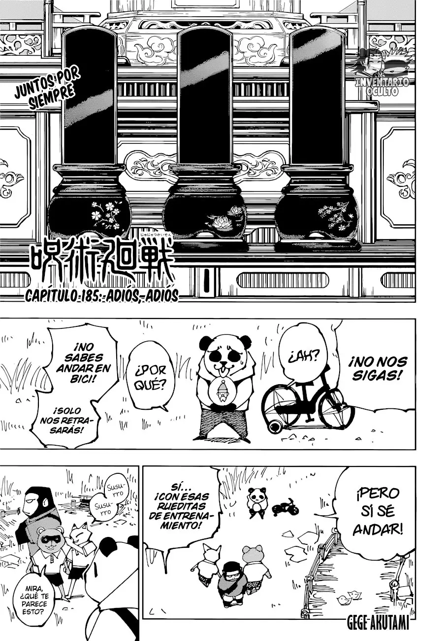 Jujutsu kaisen (2018) - Capítulo 185 - Página 4 - LectorTMOo