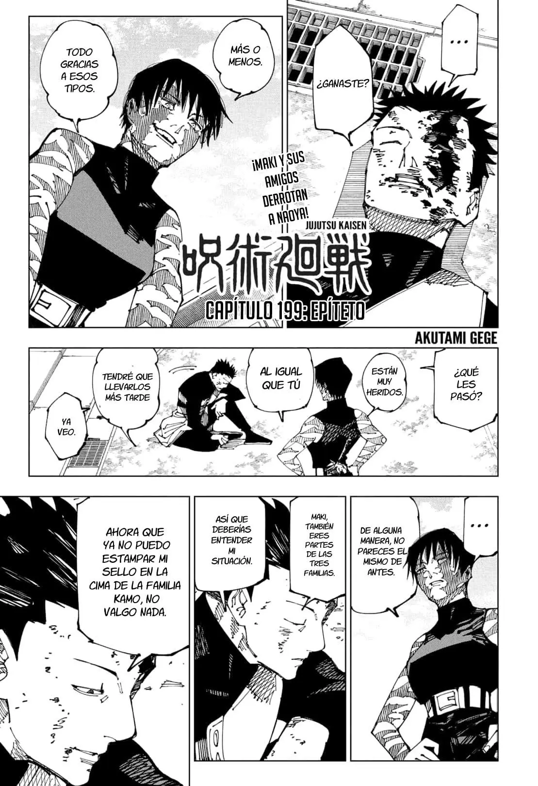 Jujutsu kaisen (2018) - Capítulo 199 - Página 3 - LectorTMOo