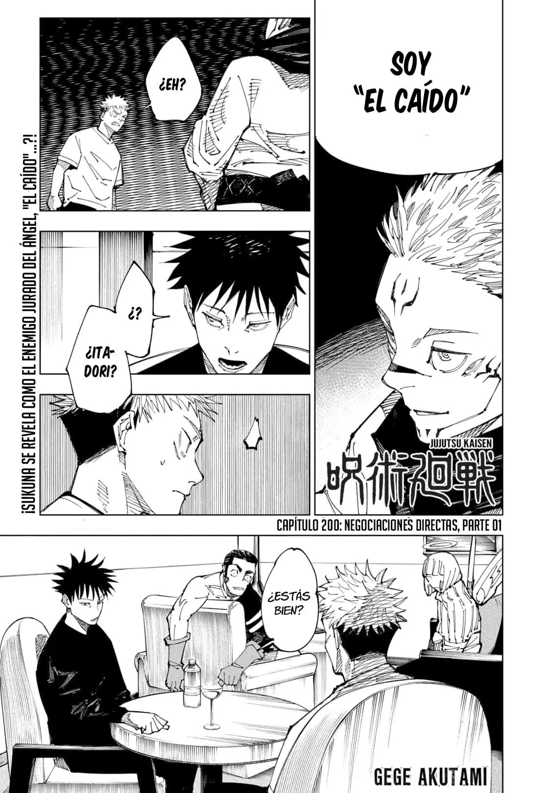 Jujutsu kaisen (2018) - Capítulo 200 - Página 3 - LectorTMOo