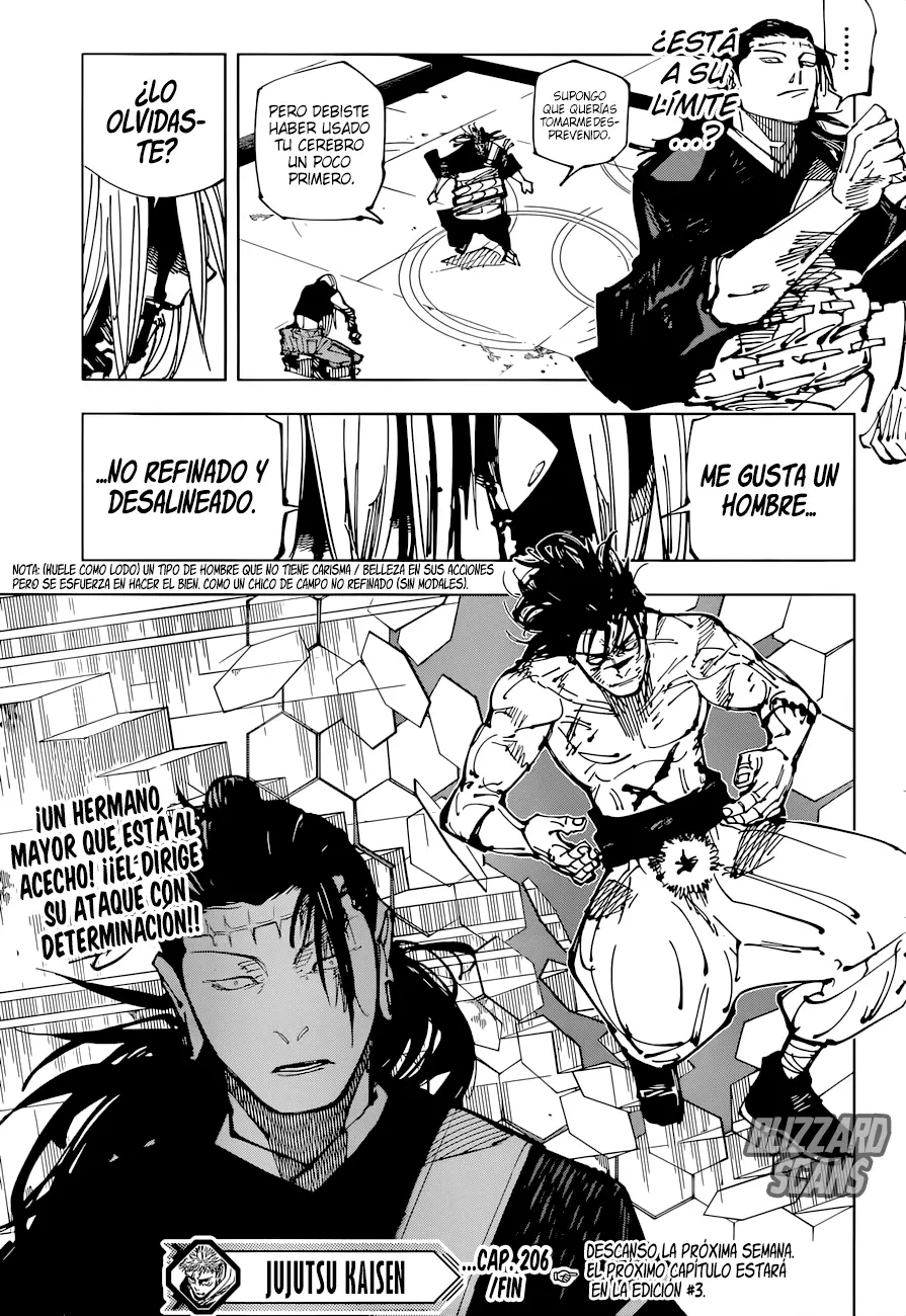 Jujutsu kaisen (2018) - Capítulo 206 - Página 20 - LectorTMOo