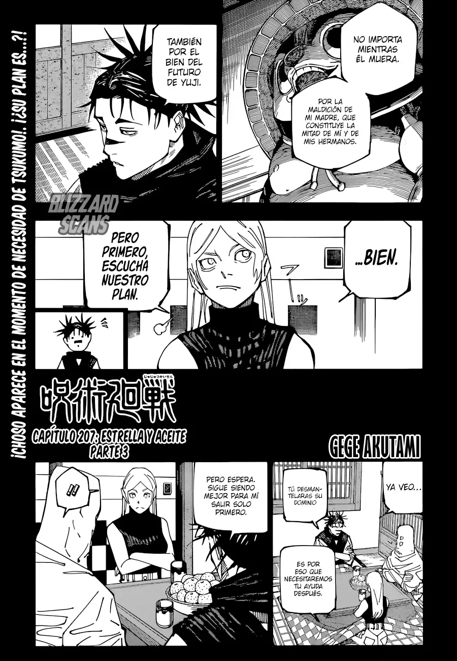 Jujutsu kaisen (2018) - Capítulo 207 - Página 2 - LectorTMOo