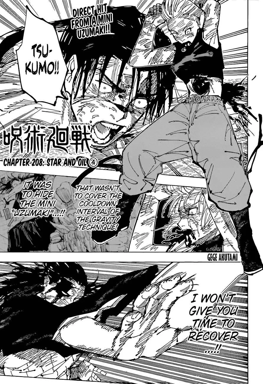 Jujutsu kaisen (2018) - Capítulo 208 - Página 3 - LectorTMOo