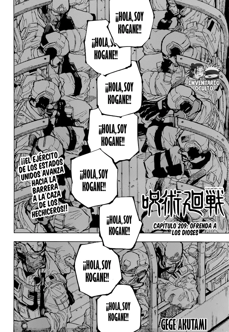 Jujutsu kaisen (2018) - Capítulo 209 - Página 3 - LectorTMOo