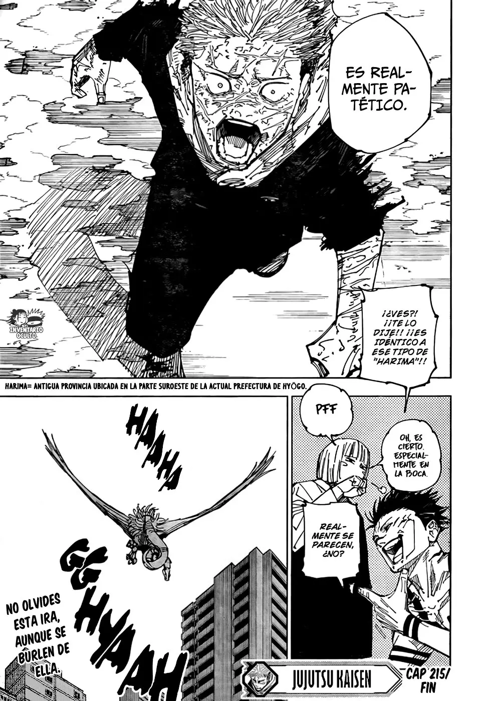 Jujutsu kaisen (2018) - Capítulo 215 - Página 20 - LectorTMOo