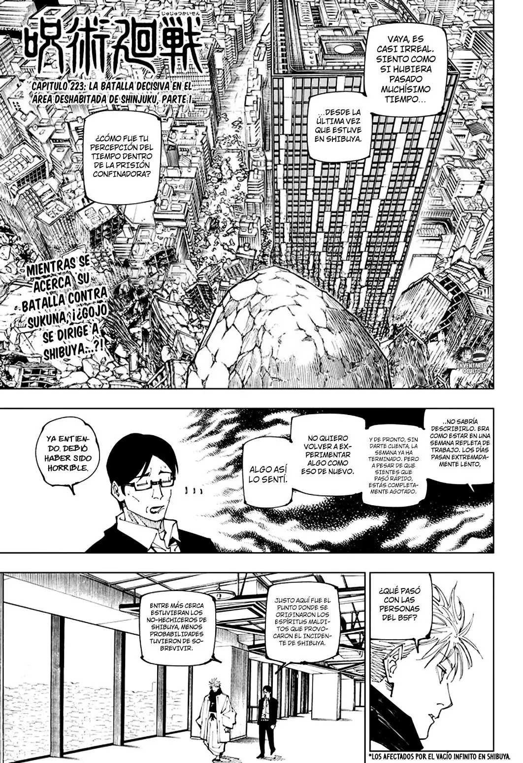 Jujutsu kaisen (2018) - Capítulo 223 - Página 2 - LectorTMOo