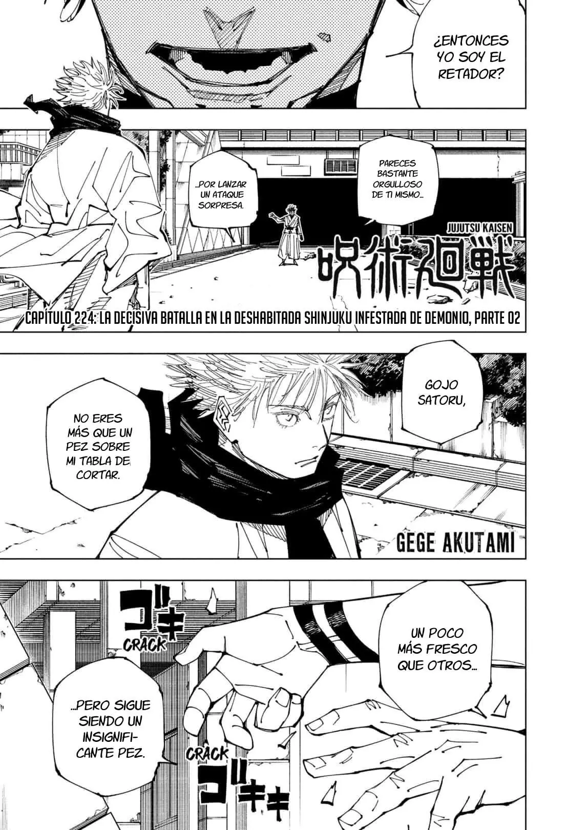 Jujutsu kaisen (2018) - Capítulo 224.1 - Página 3 - LectorTMOo