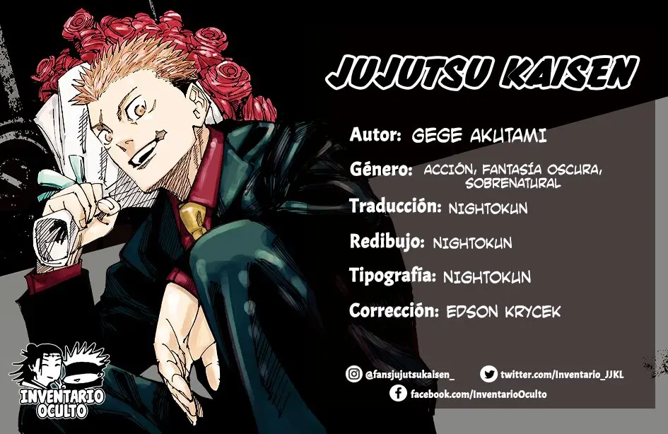 Jujutsu kaisen (2018) - Capítulo 227 - Página 1 - LectorTMOo