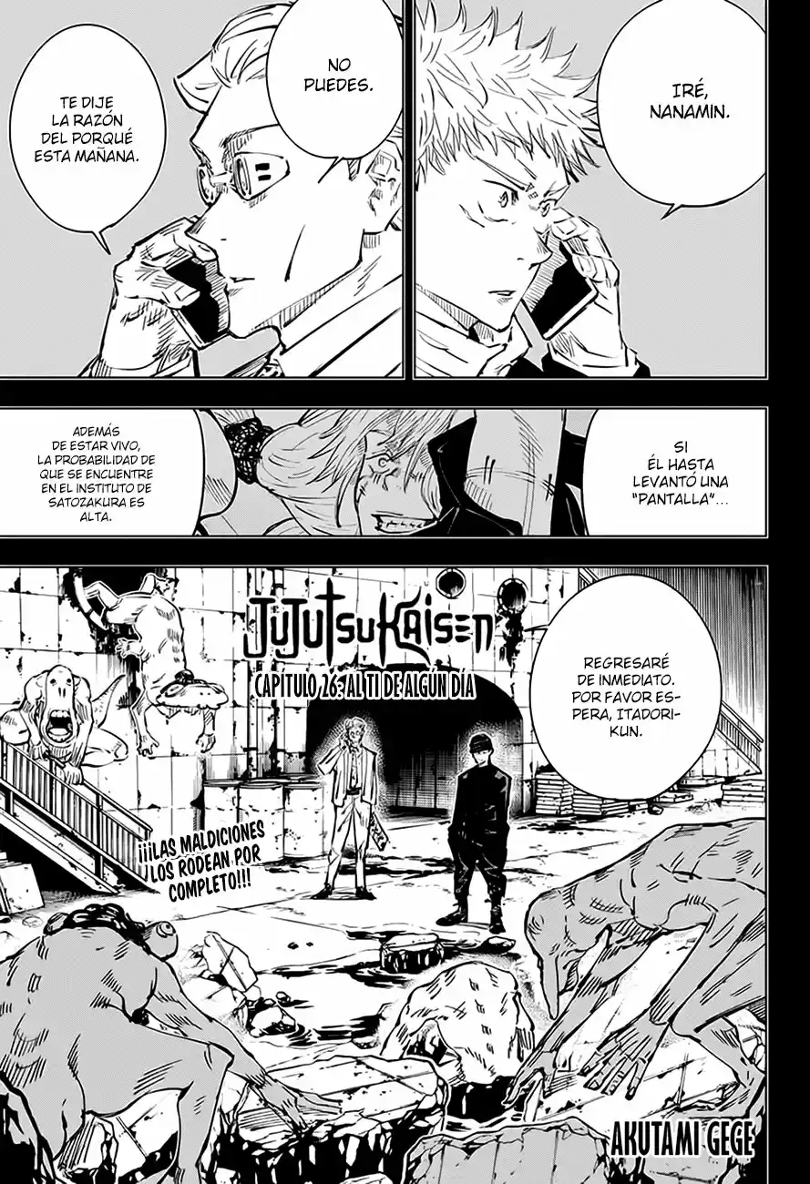 Jujutsu kaisen (2018) - Capítulo 26 - Página 2 - LectorTMOo