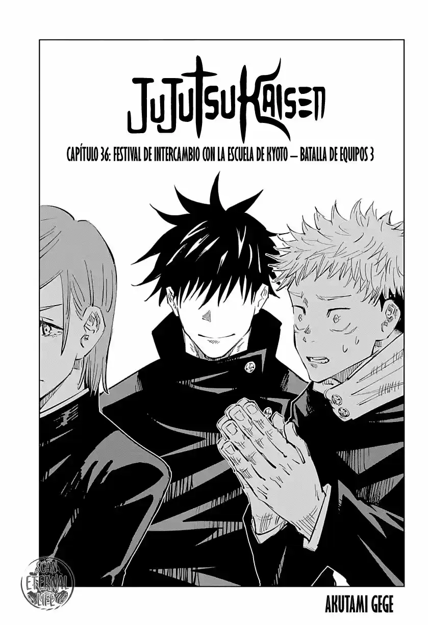 Jujutsu kaisen (2018) - Capítulo 36 - Página 2 - LectorTMOo