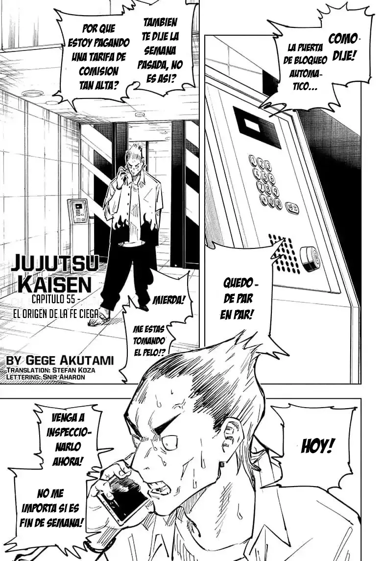 Jujutsu kaisen (2018) - Capítulo 55 - Página 3 - LectorTMOo