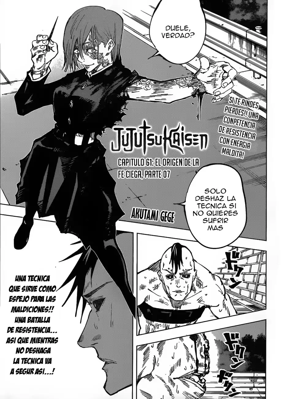 Jujutsu kaisen (2018) - Capítulo 61 - Página 3 - LectorTMOo