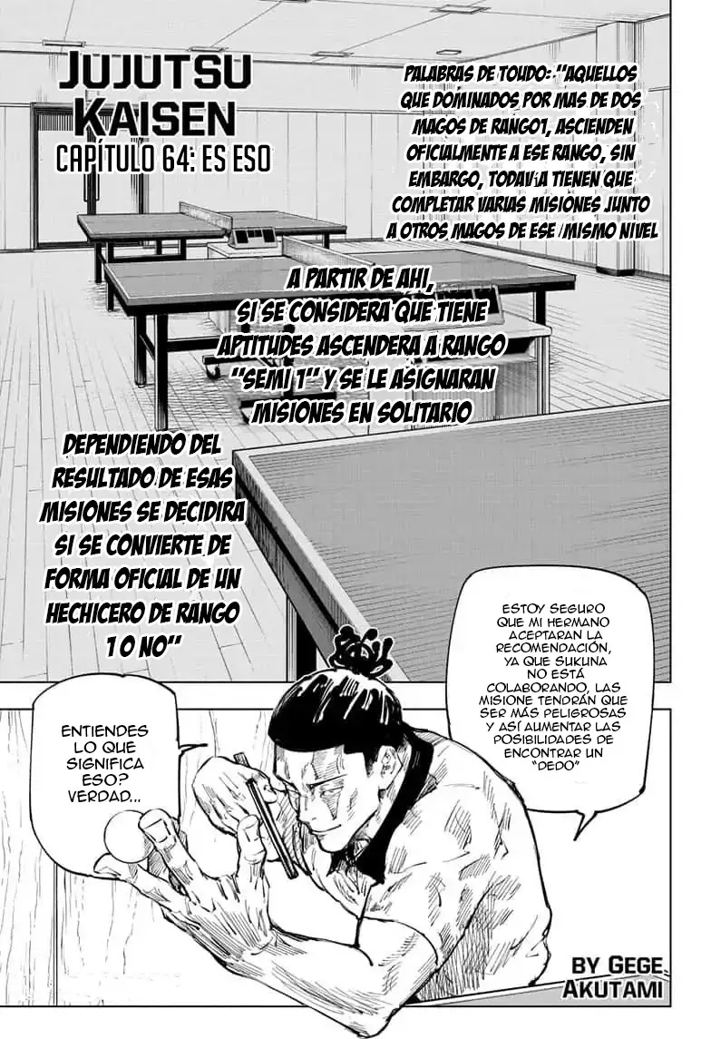 Jujutsu kaisen (2018) - Capítulo 64 - Página 3 - LectorTMOo