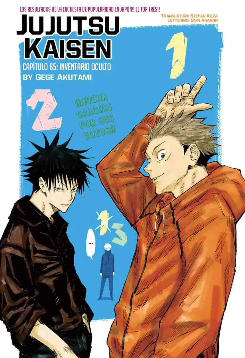Jujutsu kaisen (2018) - Capítulo 65 - Página 3 - LectorTMOo