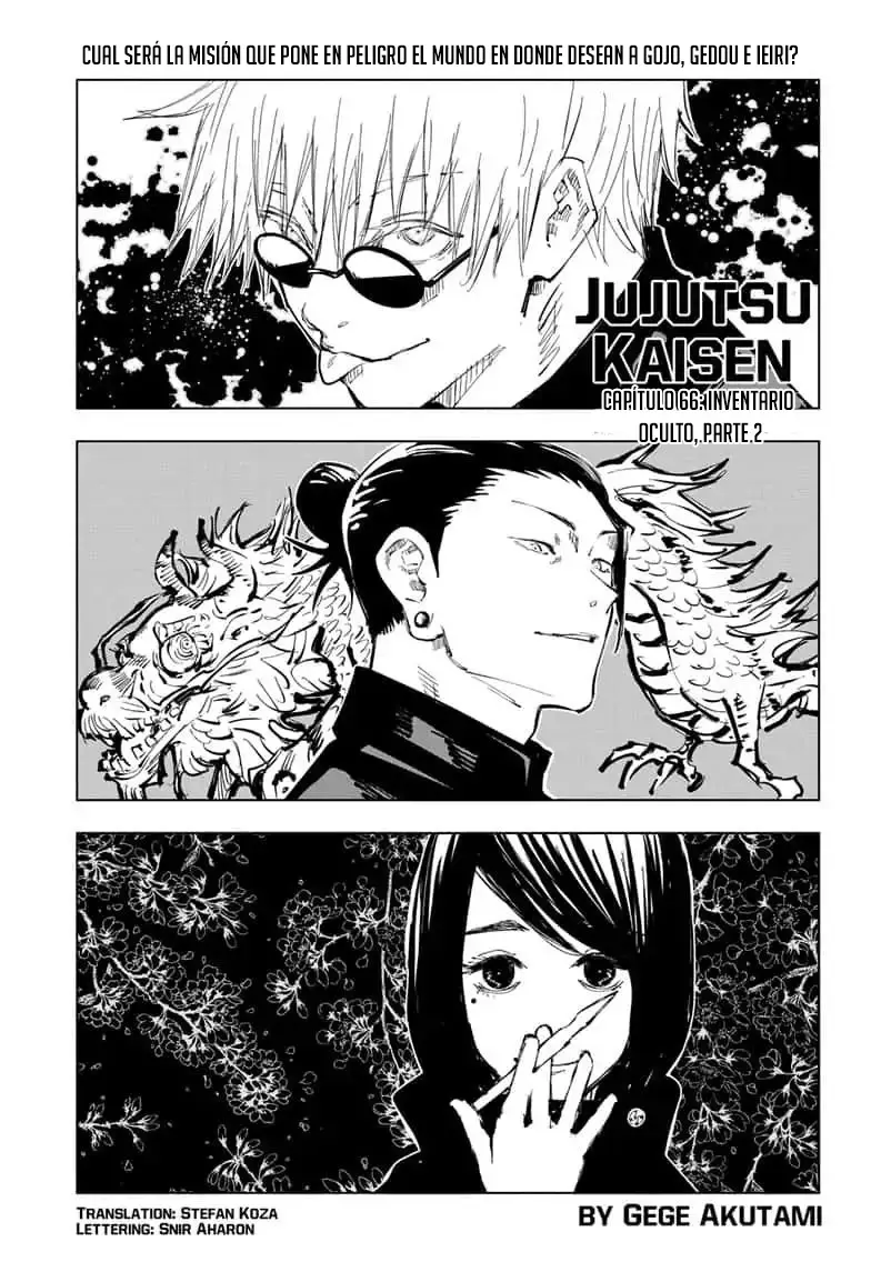 Jujutsu kaisen (2018) - Capítulo 66 - Página 3 - LectorTMOo