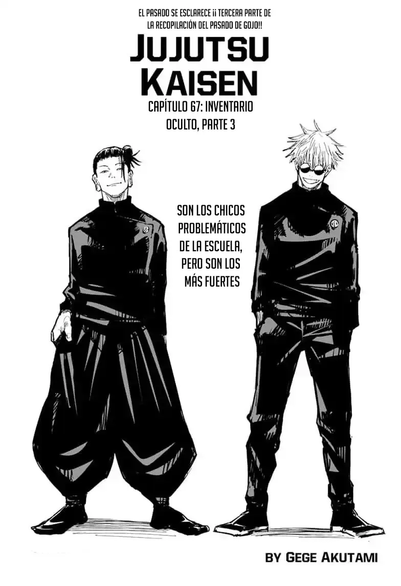 Jujutsu kaisen (2018) - Capítulo 67 - Página 3 - LectorTMOo