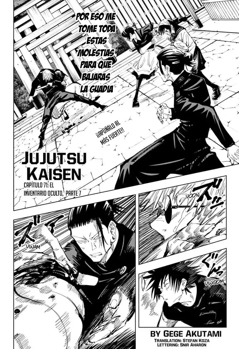 Jujutsu kaisen (2018) - Capítulo 71.1 - Página 4 - LectorTMOo