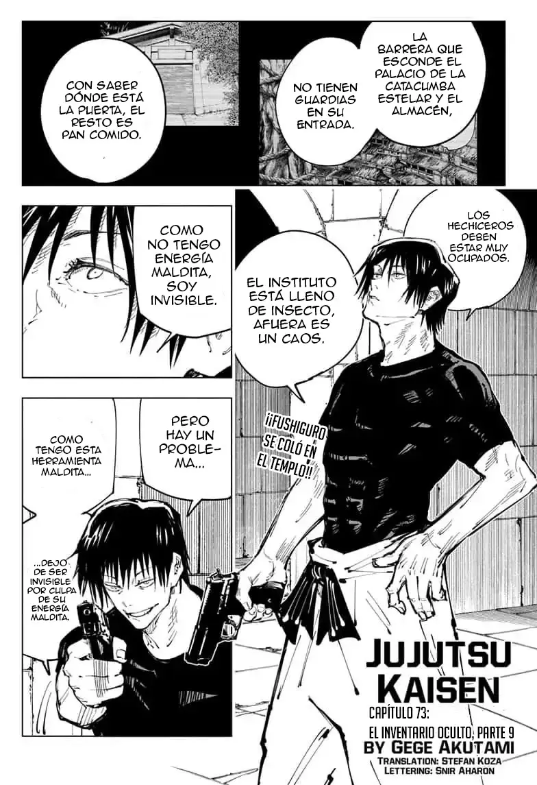 Jujutsu kaisen (2018) - Capítulo 73 - Página 3 - LectorTMOo