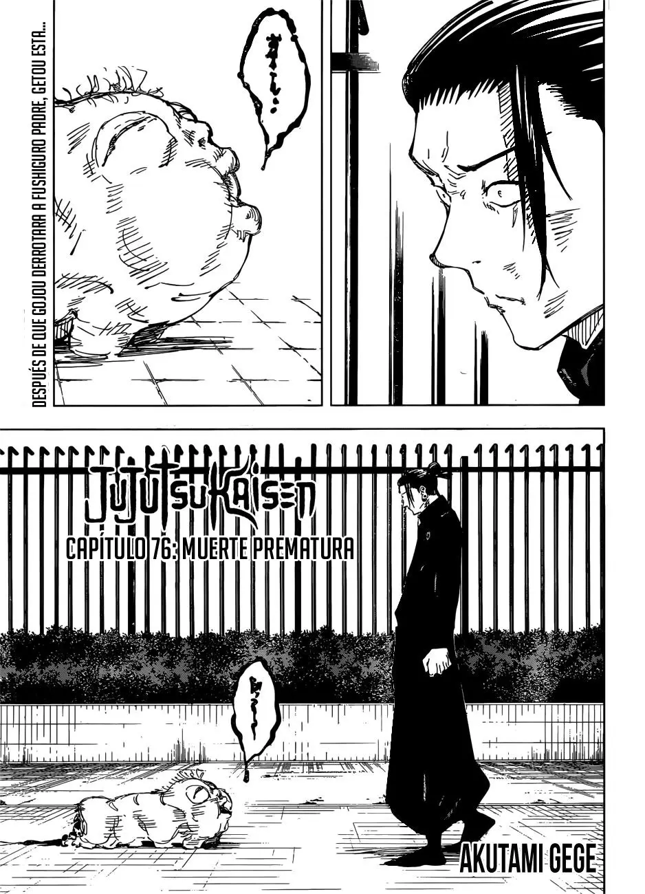 Jujutsu kaisen (2018) - Capítulo 76 - Página 3 - LectorTMOo