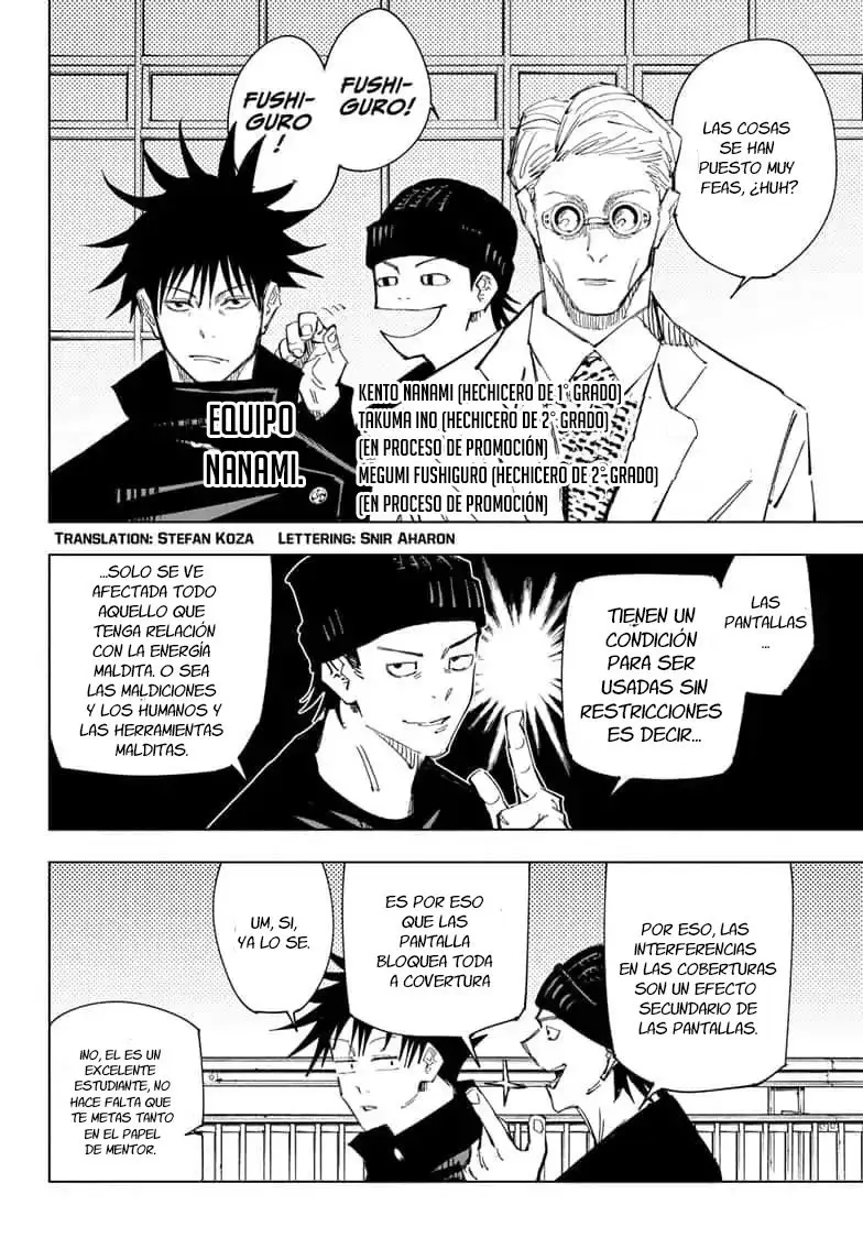 Jujutsu kaisen (2018) - Capítulo 83 - Página 4 - LectorTMOo