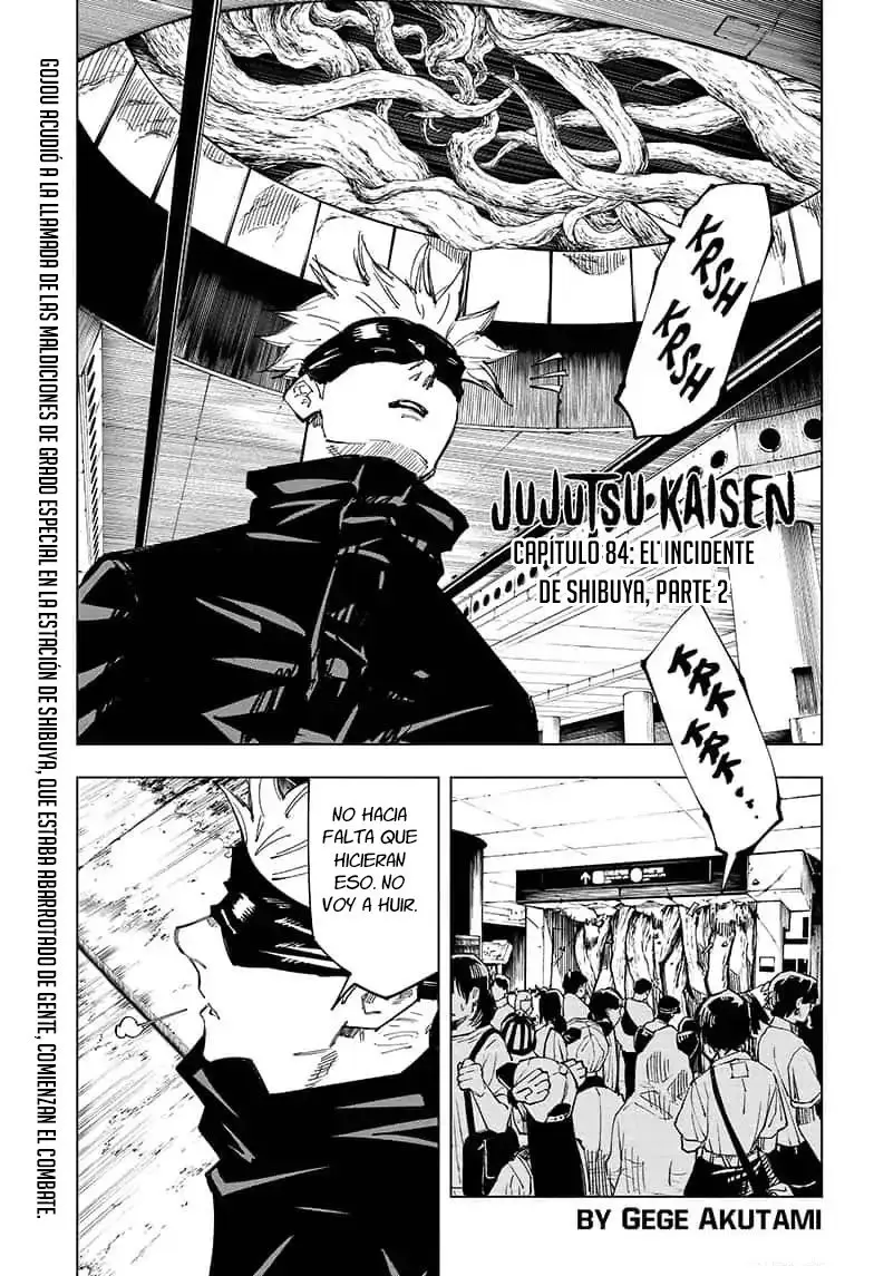 Jujutsu kaisen (2018) - Capítulo 84 - Página 3 - LectorTMOo