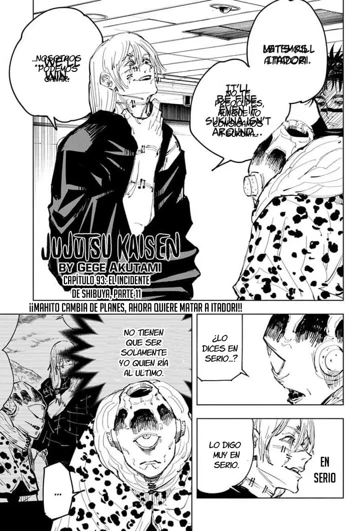 Jujutsu kaisen (2018) - Capítulo 93 - Página 3 - LectorTMOo