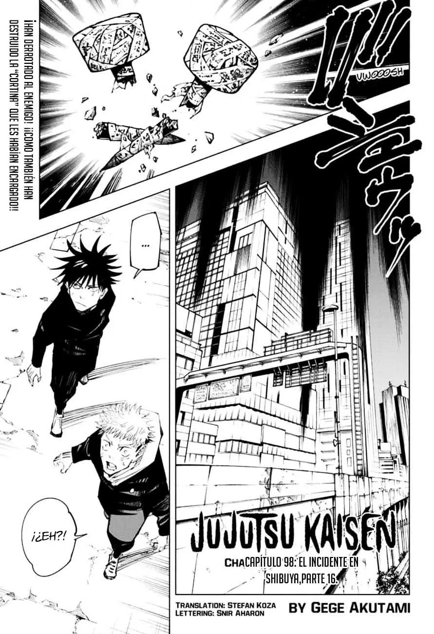 Jujutsu kaisen (2018) - Capítulo 98 - Página 3 - LectorTMOo