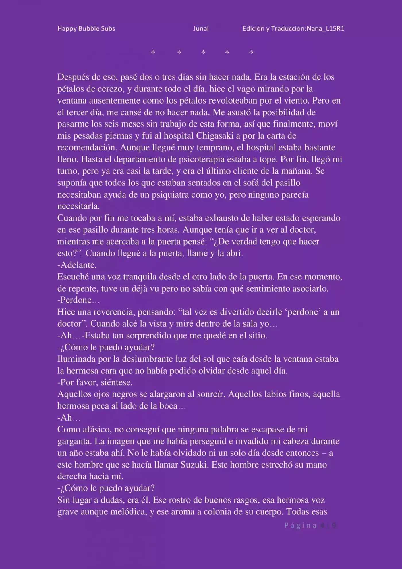 Junai (Novela) (2013) - Capítulo 3 - Página 4 - LectorTMOo