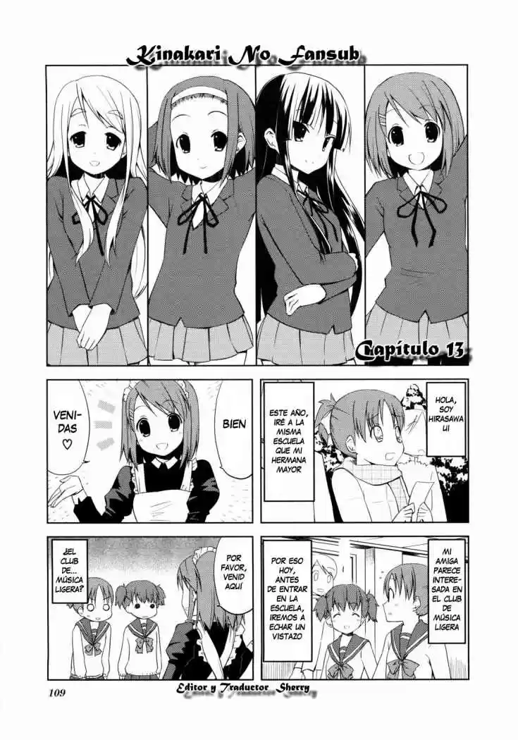 K-ON! (Manga) (2007) - Capítulo 13 - Página 1 - LectorTMOo