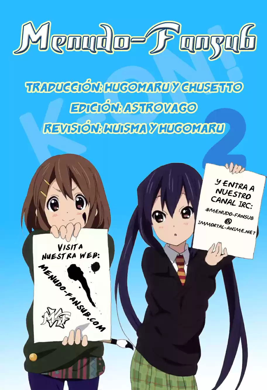 K-ON! (Manga) (2007) - Capítulo 27.01 - Página 1 - LectorTMOo