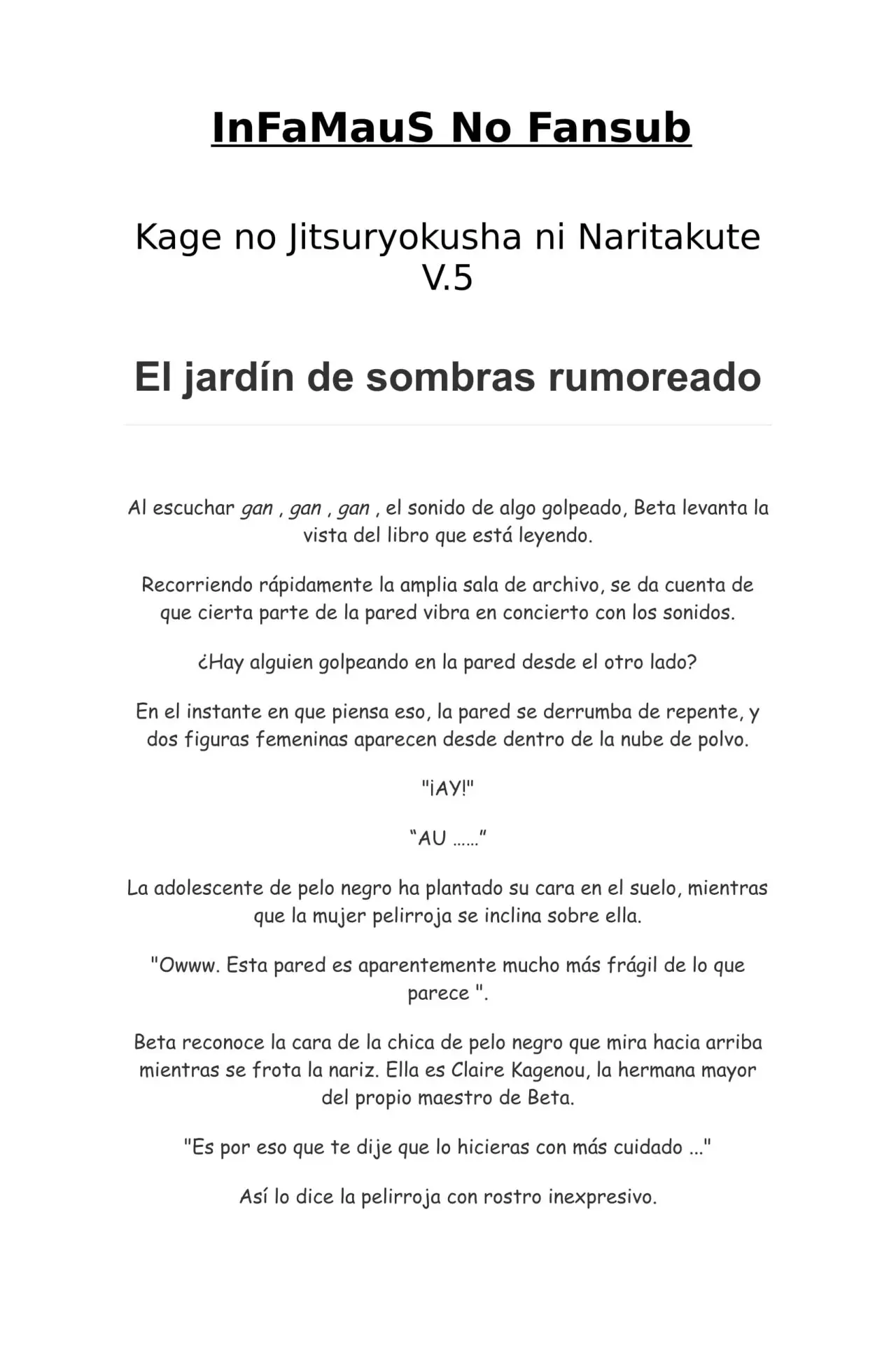 Kage no Jitsuryokusha ni Naritakute (Novela) - Capítulo 101 - Página 1 - LectorTMOo