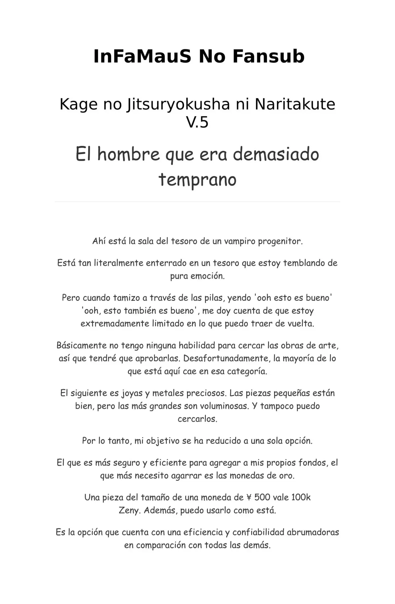 Kage no Jitsuryokusha ni Naritakute (Novela) - Capítulo 105 - Página 1 - LectorTMOo