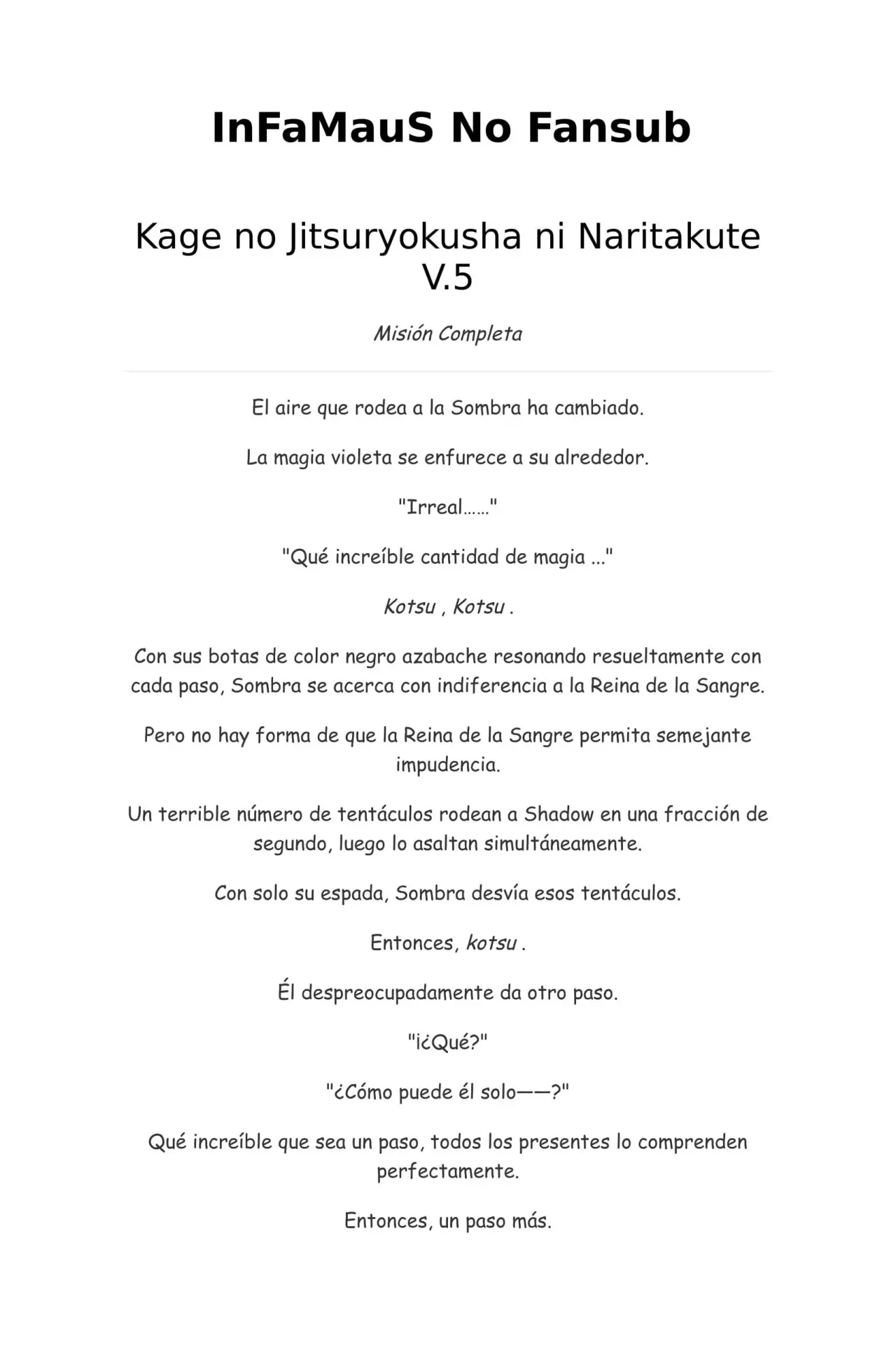 Kage no Jitsuryokusha ni Naritakute (Novela) - Capítulo 111 - Página 1 - LectorTMOo