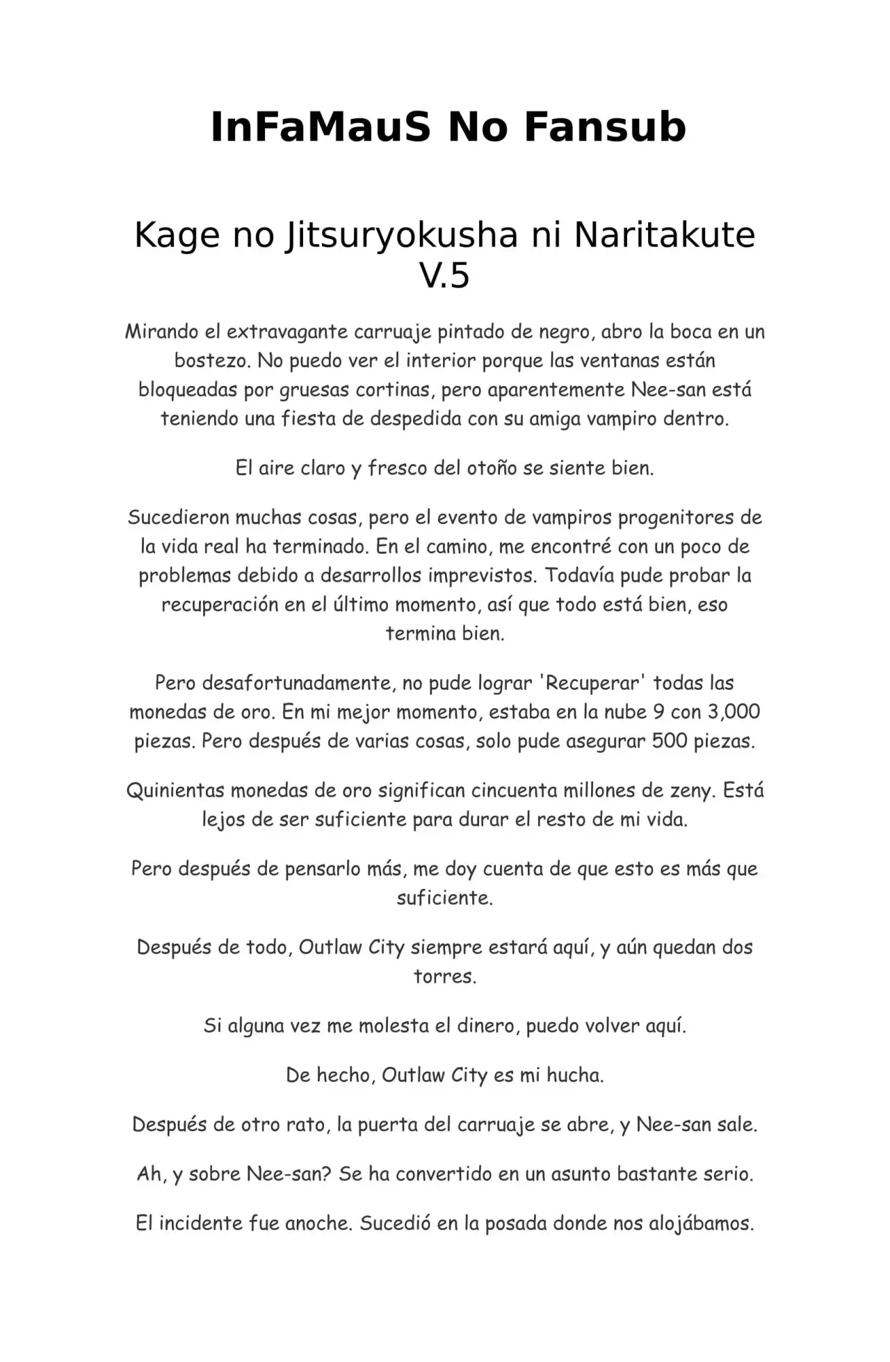 Kage no Jitsuryokusha ni Naritakute (Novela) - Capítulo 112 - Página 1 - LectorTMOo