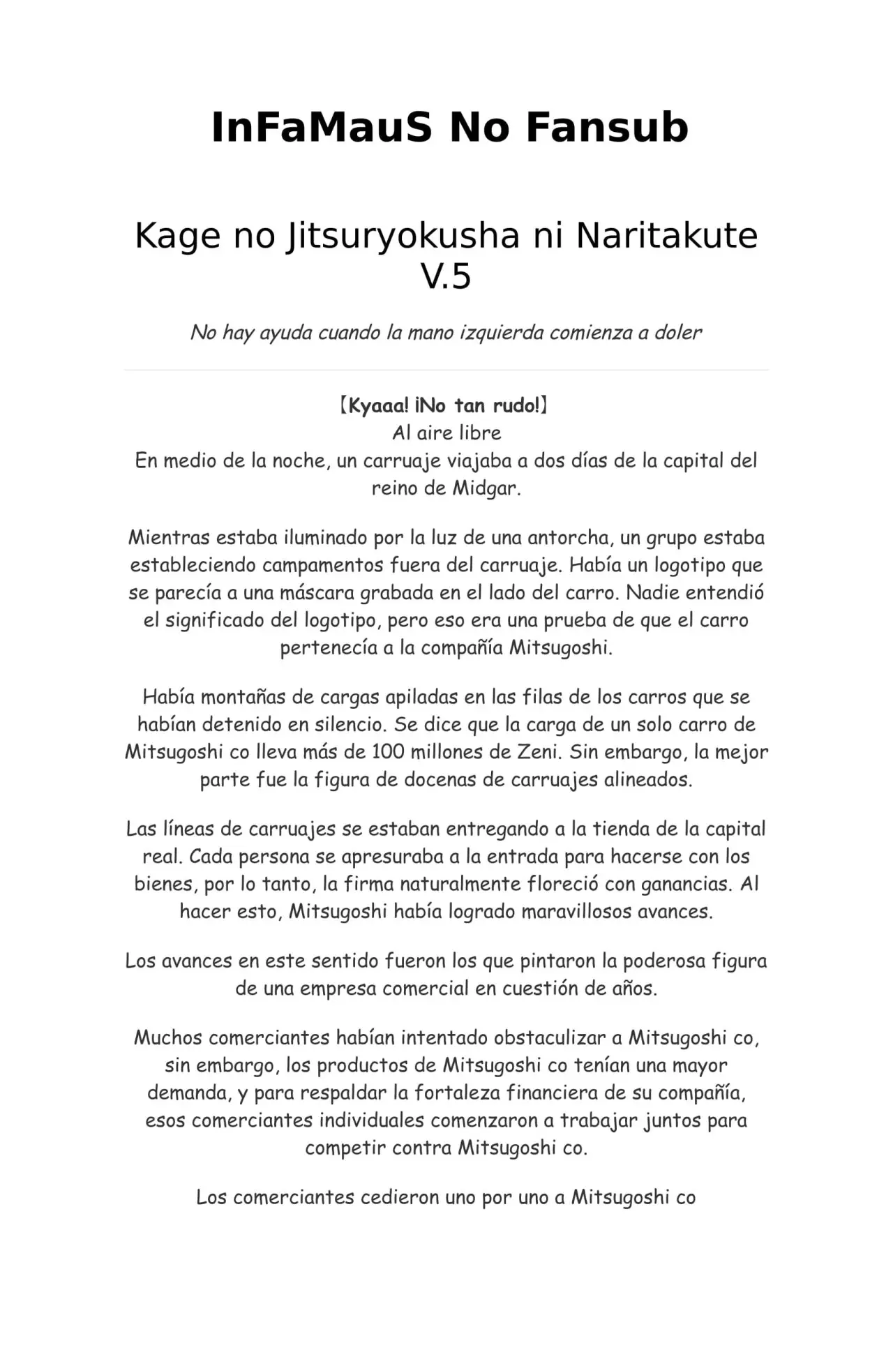 Kage no Jitsuryokusha ni Naritakute (Novela) - Capítulo 113 - Página 1 - LectorTMOo