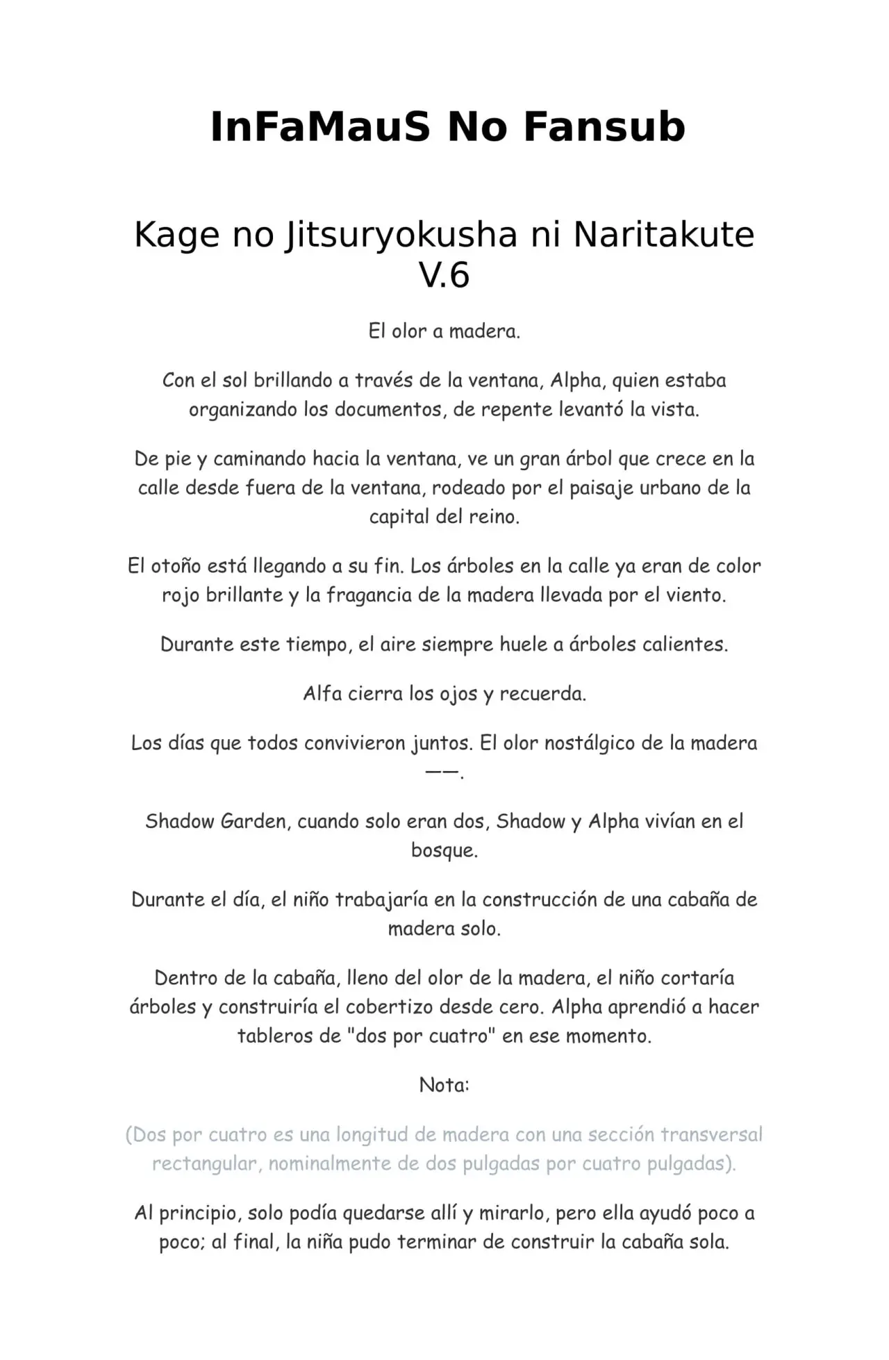 Kage no Jitsuryokusha ni Naritakute (Novela) - Capítulo 117 - Página 1 - LectorTMOo