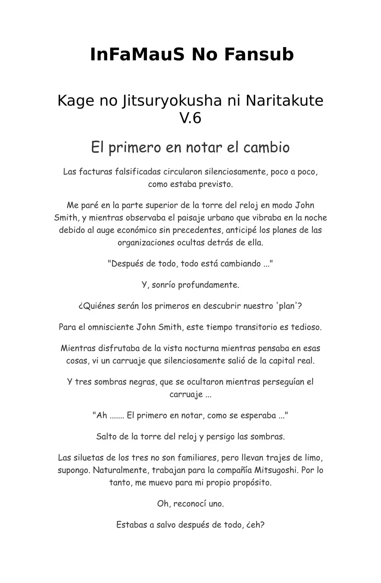 Kage No Jitsuryokusha Ni Naritakute (Novela) - Capítulo 125 - Página 1 - LectorTMOo
