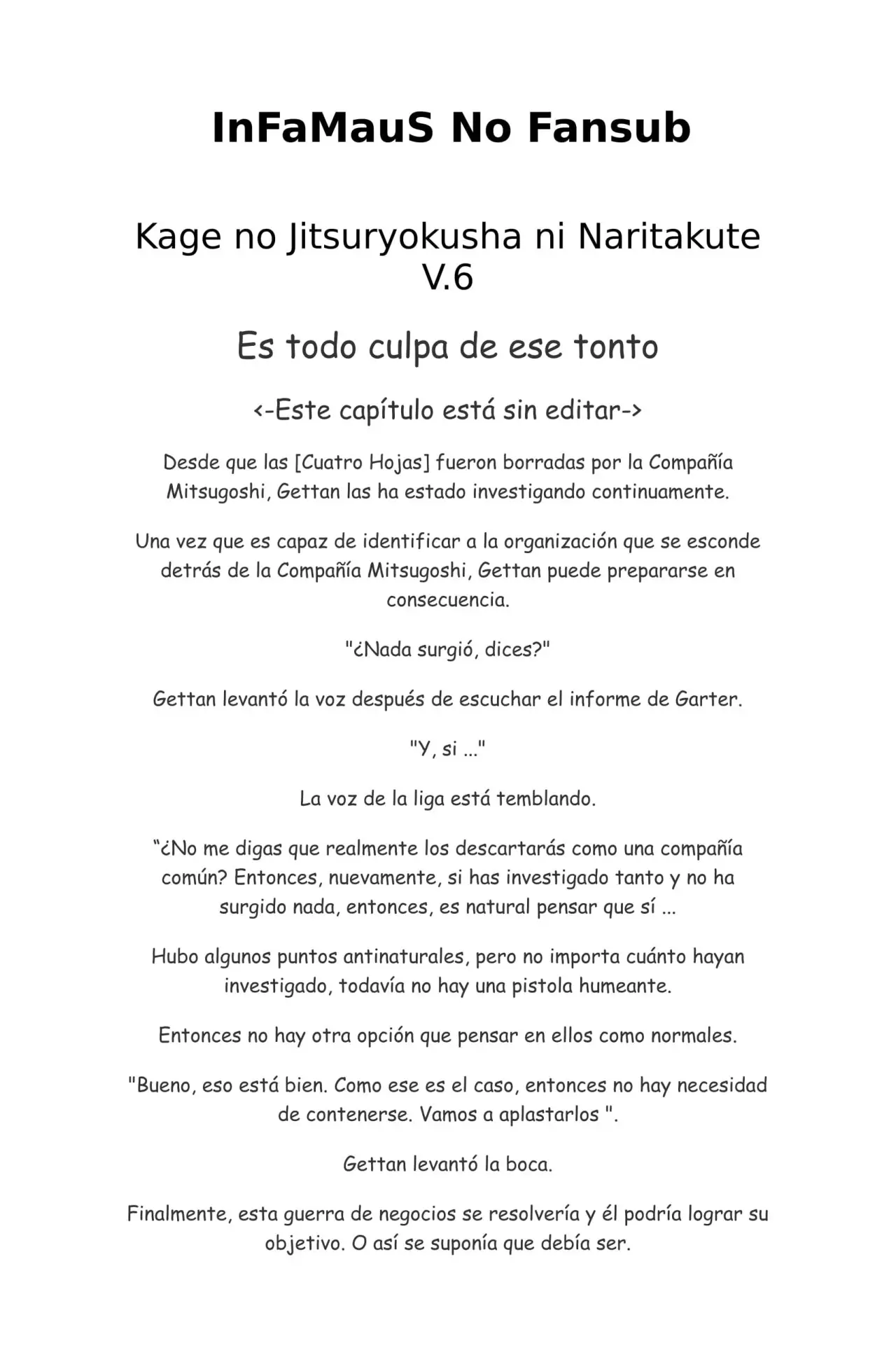 Kage no Jitsuryokusha ni Naritakute (Novela) - Capítulo 129 - Página 1 - LectorTMOo