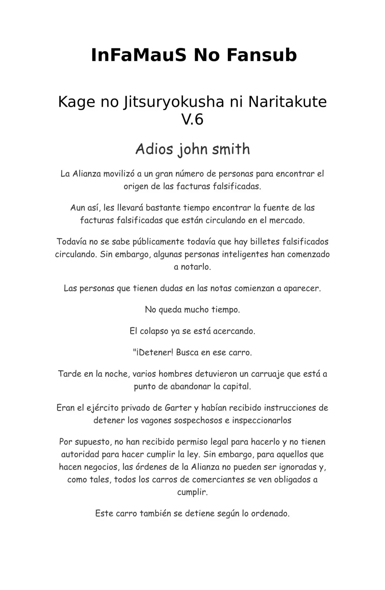 Kage no Jitsuryokusha ni Naritakute (Novela) - Capítulo 130 - Página 1 - LectorTMOo