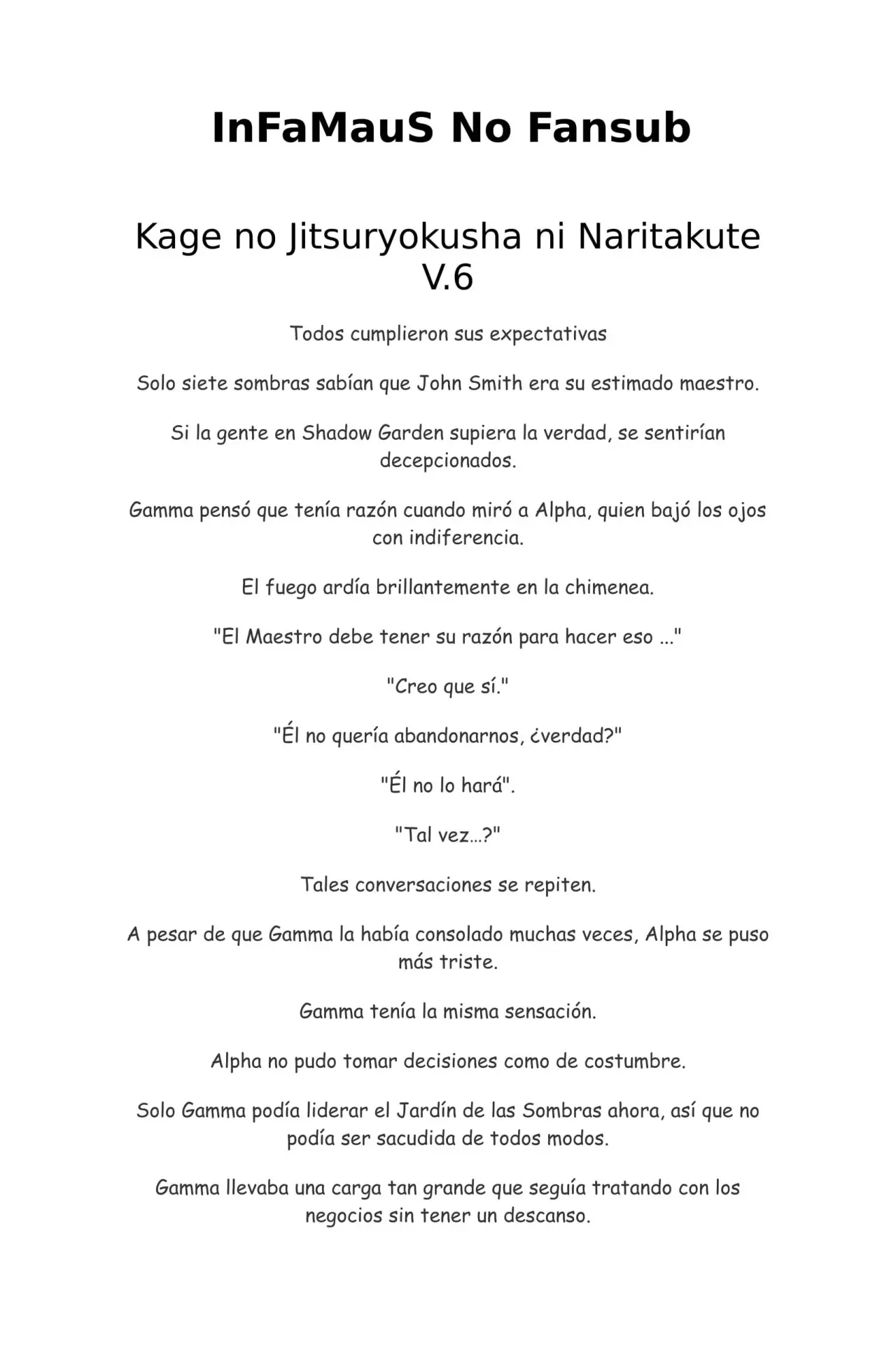 Kage no Jitsuryokusha ni Naritakute (Novela) - Capítulo 135 - Página 1 - LectorTMOo