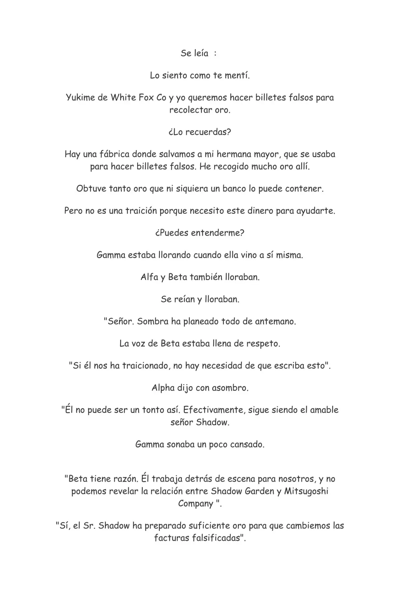 Kage no Jitsuryokusha ni Naritakute (Novela) - Capítulo 135 - Página 5 - LectorTMOo