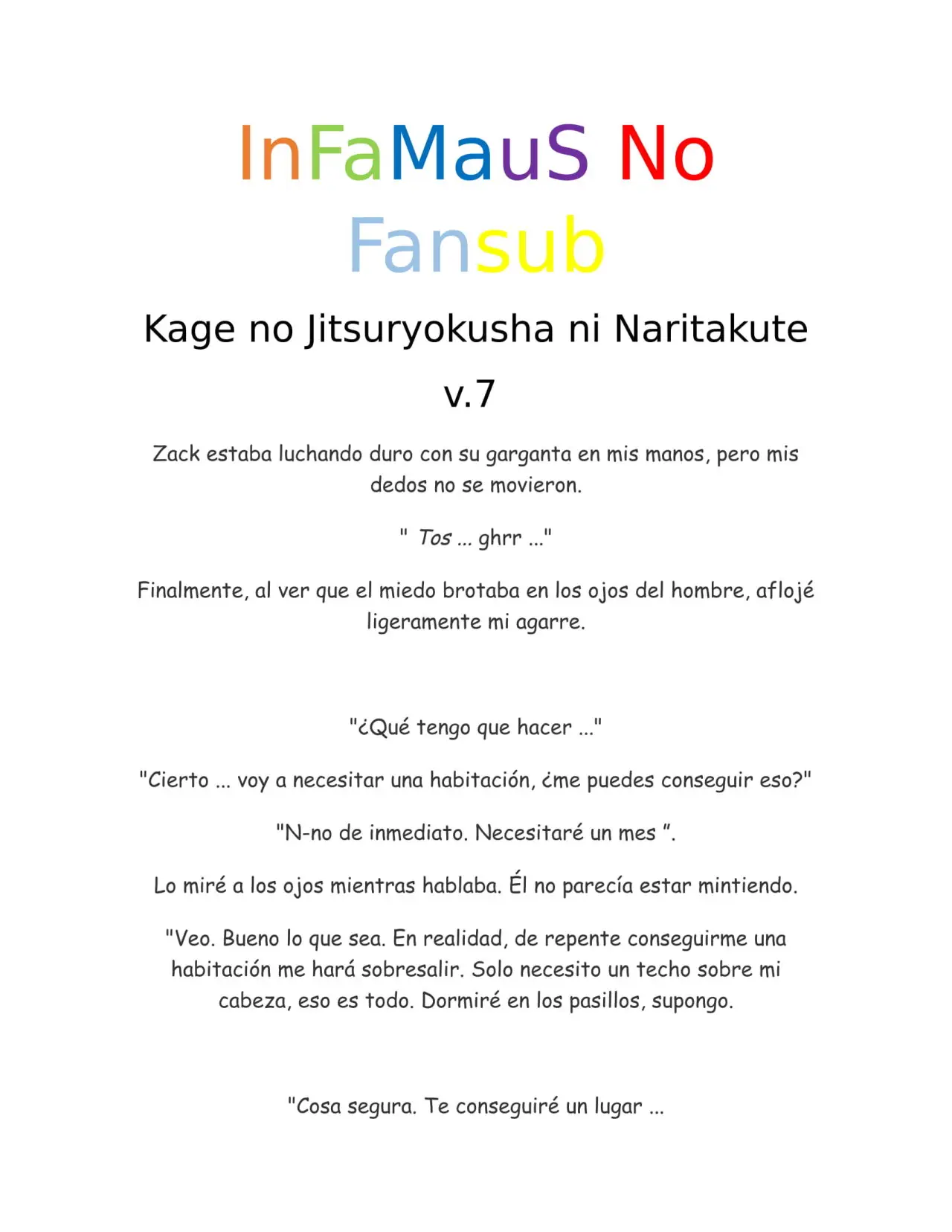 Kage no Jitsuryokusha ni Naritakute (Novela) - Capítulo 147 - Página 1 - LectorTMOo
